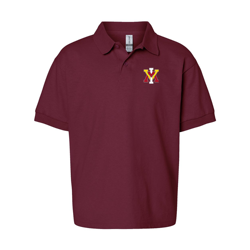 Youth VMI Keydets Gildan Dry Blend Jersey Polo